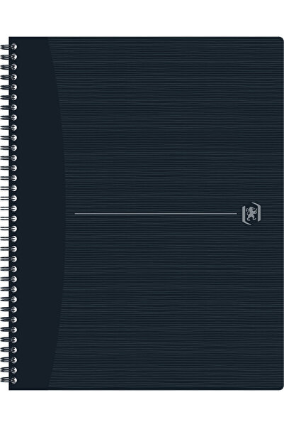 Oxford Caiet Origins, A4+, 70 file, negru, patratele