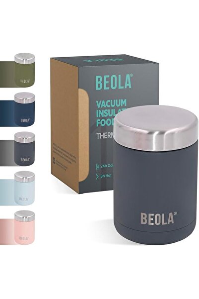 GENERAL 450ml Double Wall Stainless Steel Vacuum Insulated Food Jar Thermos L...