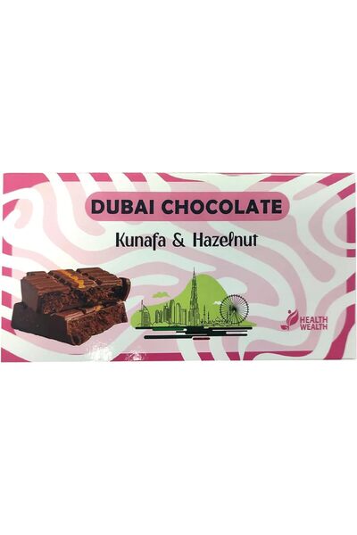 HEALTH WEALTH Dubai Chocolate Kunafa & Pistachio 220g