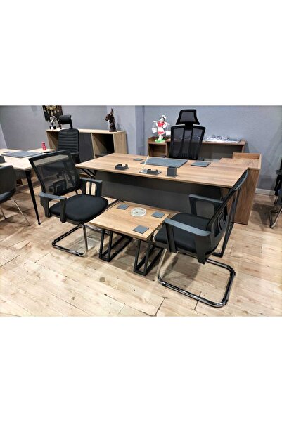 ERDEM KARDESLER OFİS MOBİLYALARI LİNDA BAROK YÖNETİCİ SETİ 7 PARÇA