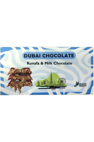 HEALTH WEALTH Dubai Chocolate Kunafa & Milk 220g