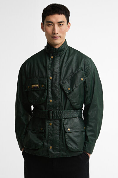 Barbour B.Intl Distressed 90th Anniversary Casual Ceket GN71 Green