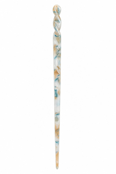 Jack Ferrero Marble Pattern Twisted Hair Stick Barrette Stylish and Modern Ha...