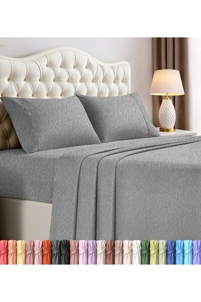 Utopia Bedding طقم شراشف سرير من يوتوبيا بيدينغ - نسيج ناعم من الياف المايكرو...