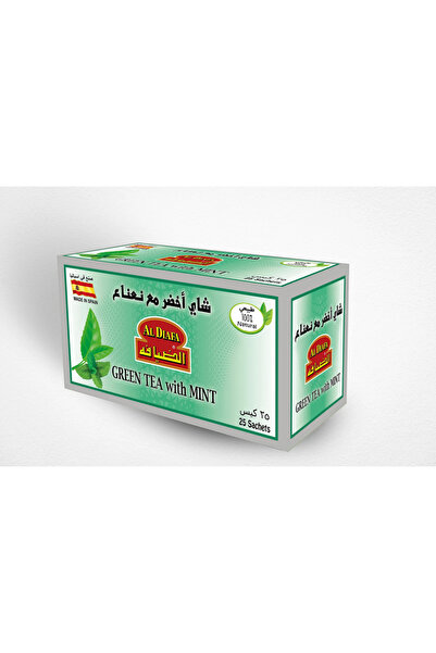 TEA أكياس أخضر نعناعي من ألب دايفا 25 كيسًا
