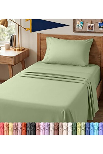 Utopia Bedding طقم شراشف سرير من يوتوبيا بيدينغ - نسيج ناعم من الياف المايكرو...
