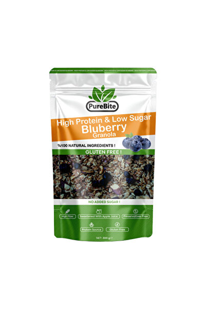 PUREBITE GLUTEN-FREE HIGH PROTEIN BLUBERRY GRANOLA 300G