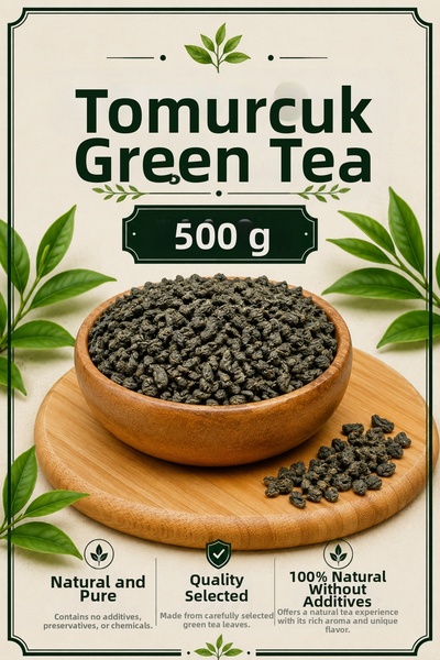 Bayguru Green Tea Bud 500 Gr, Natural Dried Green Tea Camellia Sinensis