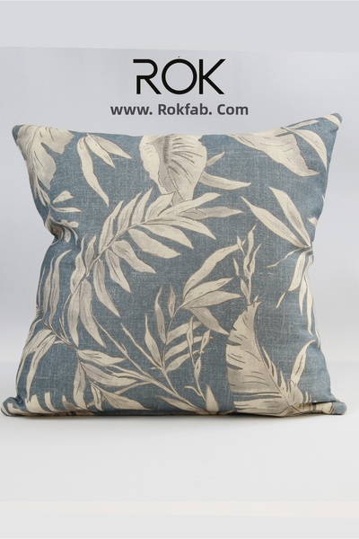 ROKFAB Floral Patterned Throw Pillow Cover 45X45 cm Decorative Pillowcase