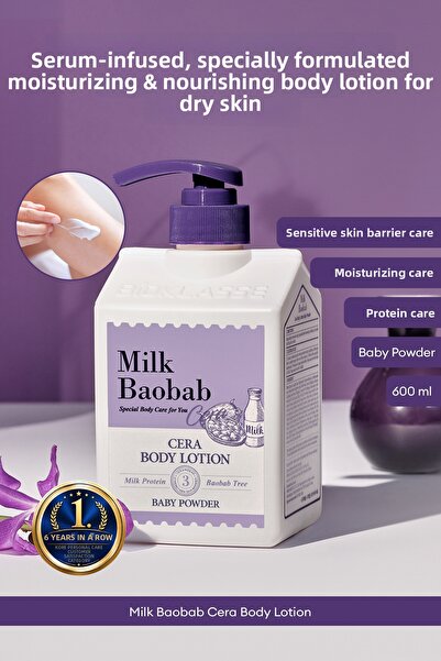 Milk Baobab لوشن الجسم المرطب والمغذي الخاص بالبشرة الجافة، لوشن الجسم سيرا (...