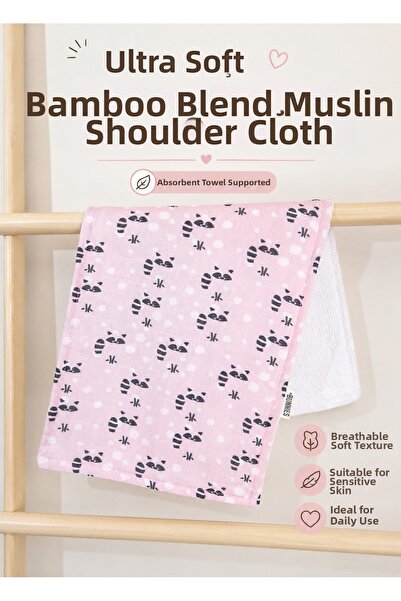jr.bunnies Jr Bunnies Bamboo Blended Muslin Shoulder Cloth 20X43 – Ultra Soft...
