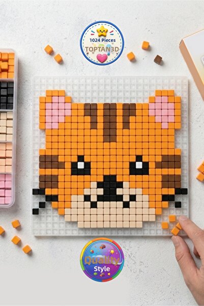Toptan3D 1024-Piece Puzzle - Cute Cat Design for Children - New Generation Pr...