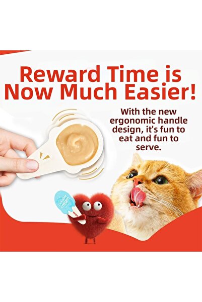 Yıldızan Terra Organic Salmon 10 * 16 Gr Cat Treat Cream with Spoon Terra Org...