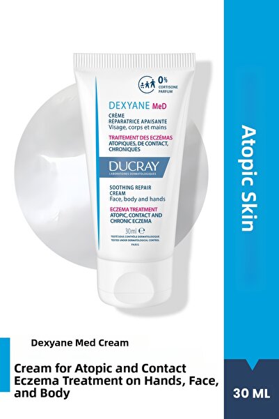 Ducray كريم العناية لإصلاح الأكزيما التأتبي والمزمن من ديكسيان ميد 30 مل