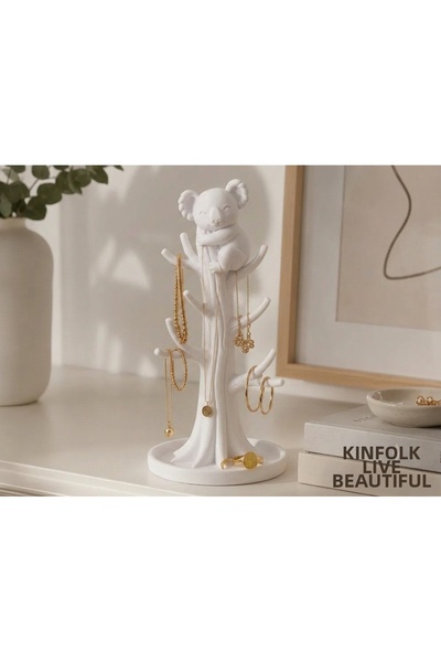 BalcıoğluSRV Figured Jewelry Organizer Koala Jewelry Stand & Jewelry Stand