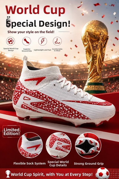 AİRBOOM La Liga World Cup Special Sock-Like Carpet Field and Grass Ground Cleats