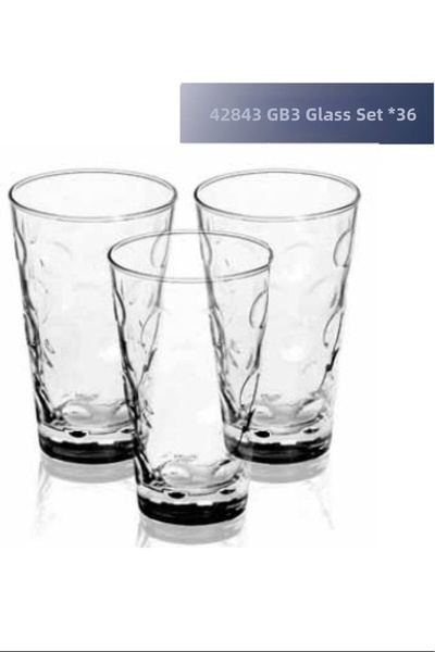 Generic Brand Sigma Glass 42843 3-Piece Plain -Sgm09078 42843