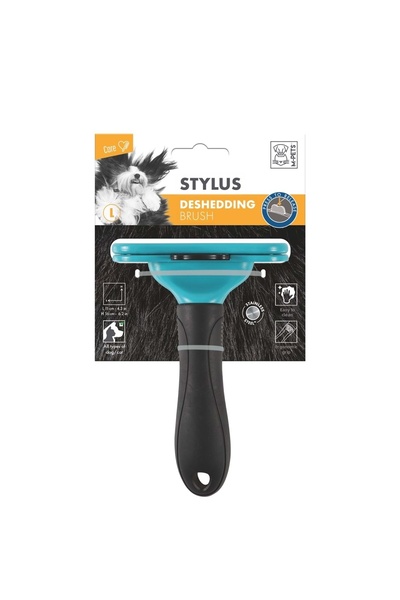 M-PETS Stylus Furmi̇nator Push-Button L: 11 X 16 cm Comb for Cats and Dogs