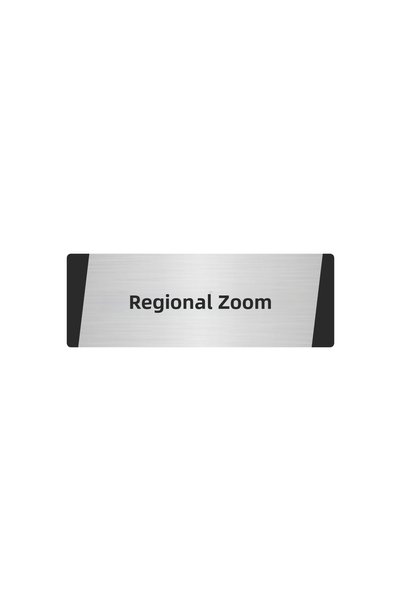 Özarslan Dizayn Regional Thinning Metal Warning Sign 10X20 cm Silver Color