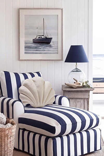 TRENDYOLMİLLA HOME Marine-Thema, muschelförmiges, gefülltes Kissen TPHSS26KKK...