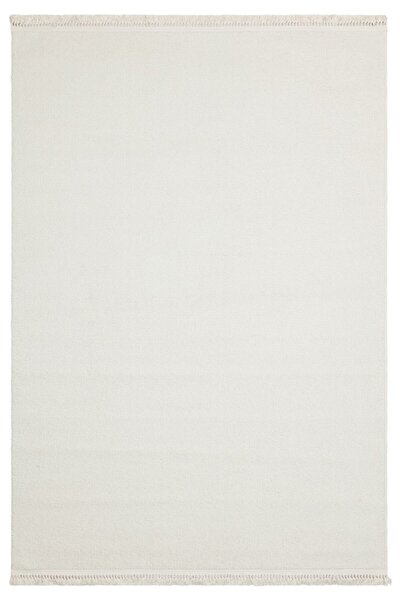 Eko Halı OSLO OSL PLAIN WHITE Hav Toz Vermez Hasır Dokuma Modern Makine Halısı