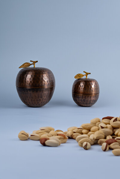 Cuvesta Handmade Copper Oxide Sugar Bowl and Snack Bowl Set