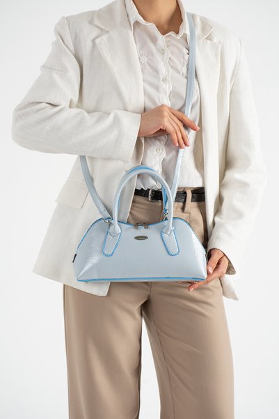 Siraj Women's Light Blue Hand and Shoulder Bag