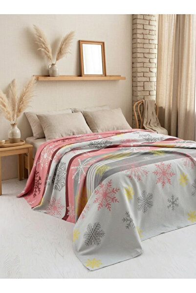 Menderes Home Cotton Collection Διπλό Πικέ Κόκκινο Χειμώνα