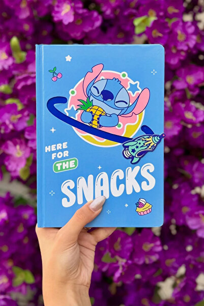 Miniso Disney Lilo & Stitch Lisanslı Parti Serisi 80Yp. Uçak Kabartmalı Defter