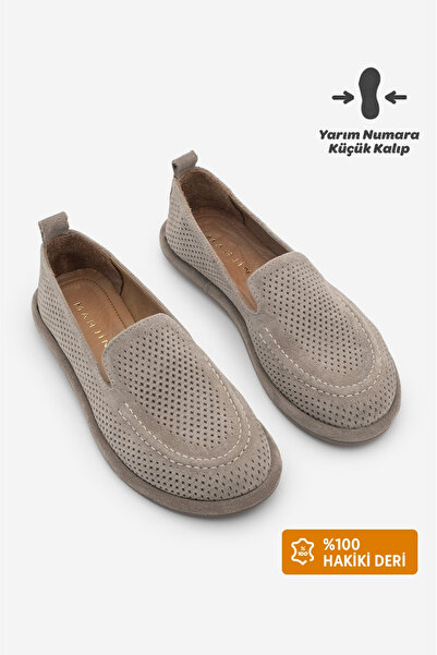 Marjin Γυναικεία παπούτσια από γνήσιο δέρμα Loafer με ανδρική εμφάνιση και δι...