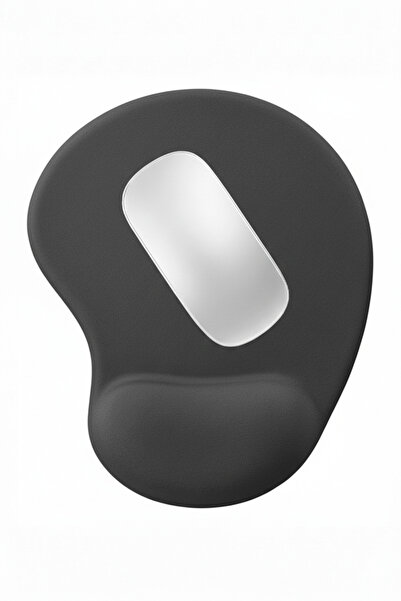 Boldy Mouse Pad με αντιολισθητικό μαξιλαράκι για ποντίκι με μαύρο κομμένο μαξ...