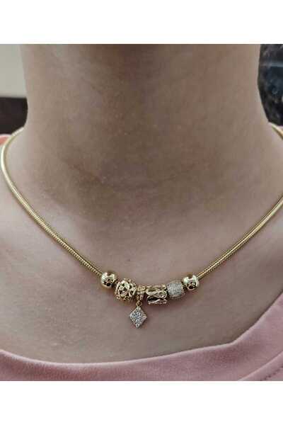 OEM Lant charm placat cu aur 14 k
