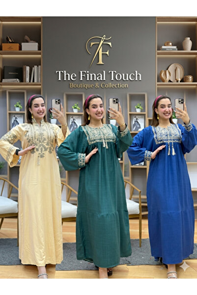 The final touch طقم 4 جلابيات قطن تلبيس الي 90 كيلو