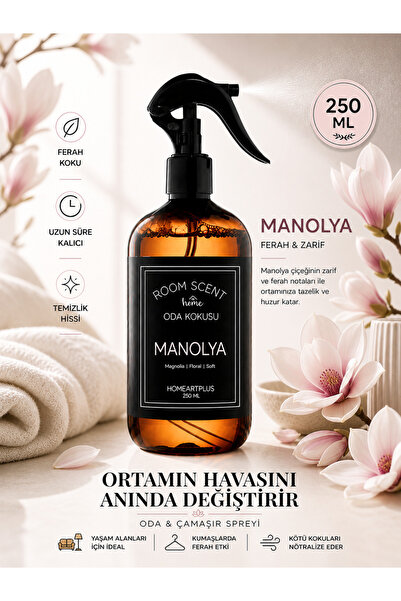 homeartplus Manolya Çiçeği Oda ve Ortam Kokusu Spreyi 250 ml