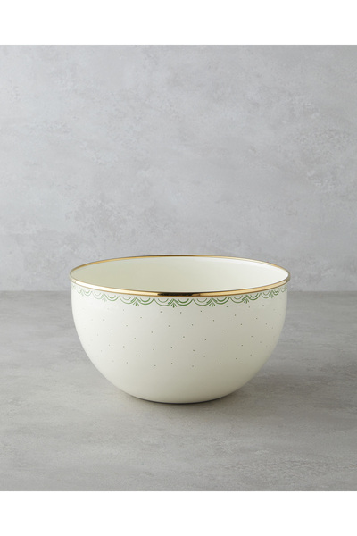 English Home Susanna Emaye Karıştırma Kabı 24 cm Yeşil