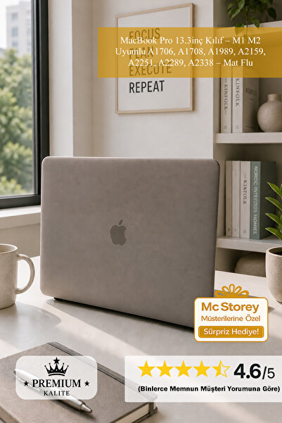 Mcstorey MacBook Pro 13.3-inch Case M1 M2 Compatible A1706, A1708, A1989, A21...