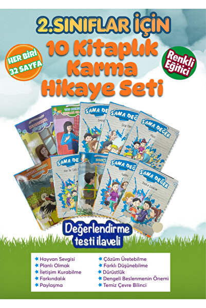 GÖNÜL YAYINCILIK Karma Hikaye Seti  10 Kitap 2. Sınıflar için