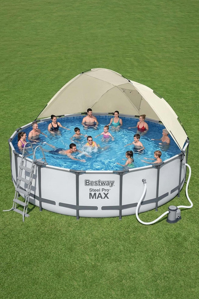 BESTWAY Steel Pro MAX Prefabrik Yer Üstü Çember Havuz Seti 549cm x 122 cm 564...