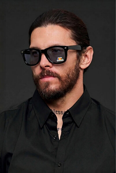 BAPPİR Wayfarer Polarized Men's Spring Hinge High Quality Sunglasses Shiny Frame