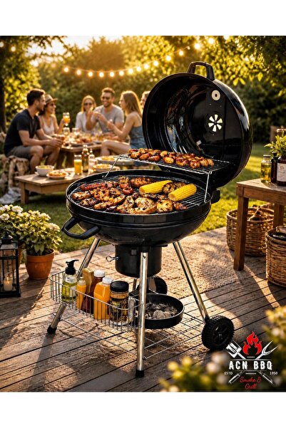 ACN BBQ ACN DIAMOND 04 YUVARLAK KÖMÜRLÜ BARBEKÜ MANGAL