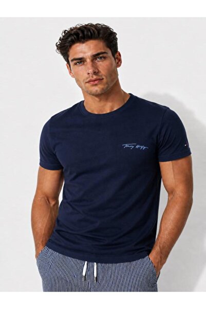 Tommy Hilfiger Signature Logo Embroidery T-Shirt