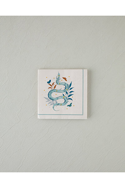 English Home Talisman Snakes 20'li Kağıt Peçete 33x33 cm Bej