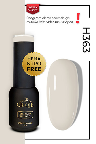CROJE KALICI OJE Kalıcı Oje H363 - Nude (5 ML)