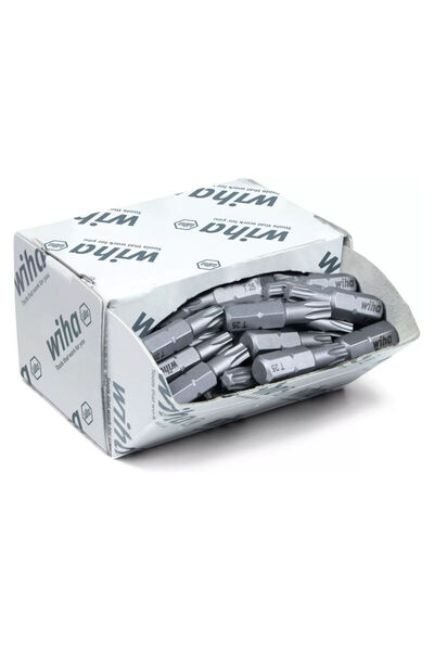 wiha - Set biți standard 25mm Torx (T25), în cutie 1/4, 50 bucăți [WH08068]
