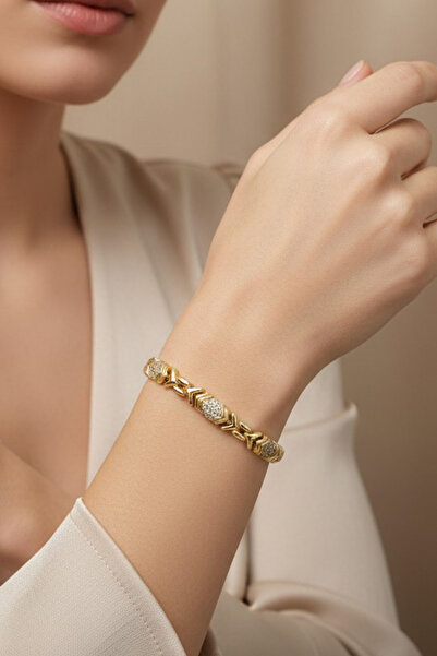 XUPING JEWELRY سوار من حجر الزركون من ستايل بيس/مجوهرات XUPING