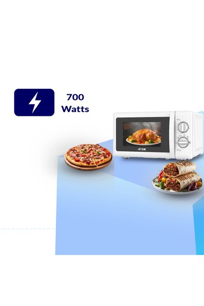 OEMS ميكروويف ميكانيكي من ARROW بقوة 700 واط - سعة 20 لتر، لون أبيض |   RO-20MW