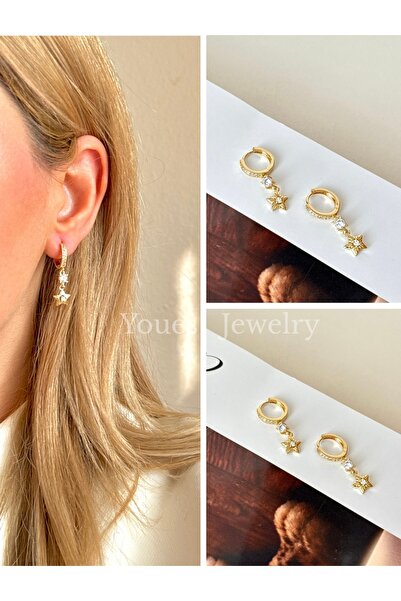 YOUES JEWELRY 316l 14 K ALTIN RENK Çelik CM VİP SERİ Lüx Renk Gold VIP Seri P...