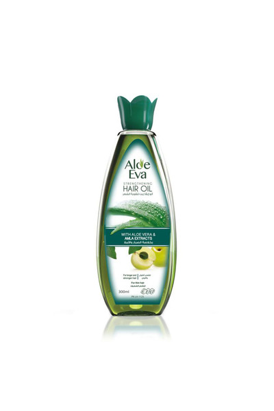 Aloe Eva Eva Aloe Hair Oil 300ml Amla Extract (0885) --- ايفا زيت املا 300مل ...