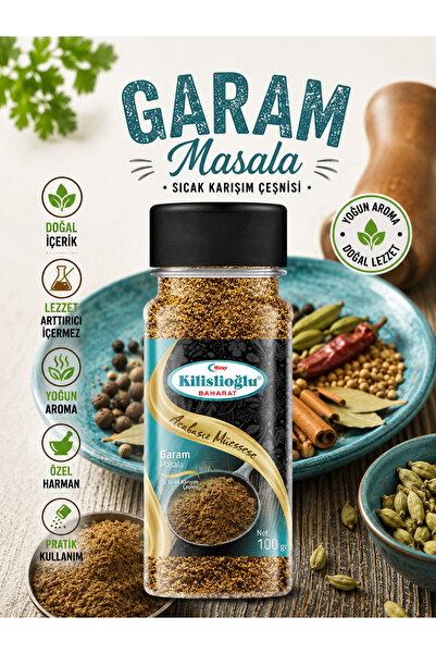 KİLİSLİOĞLUBAHARAT Garam Masala 100 Gram | Sıcak Karışım Çeşnisi