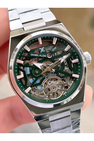 Daniel Klein 30 Mt Waterproof Men's Wristwatch with Automatic and Manual Wind...